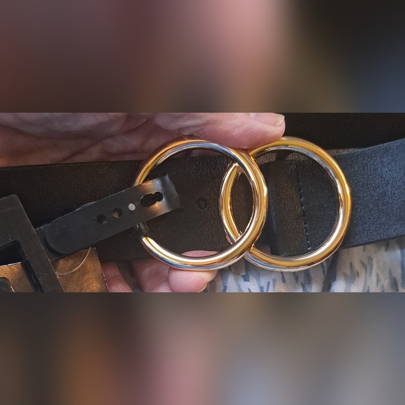 Ladies I.N.C. International Concepts Double Circle Belt, Created for Macy's Med - Picture 7 of 7